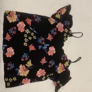 Floral Off shoulder style top